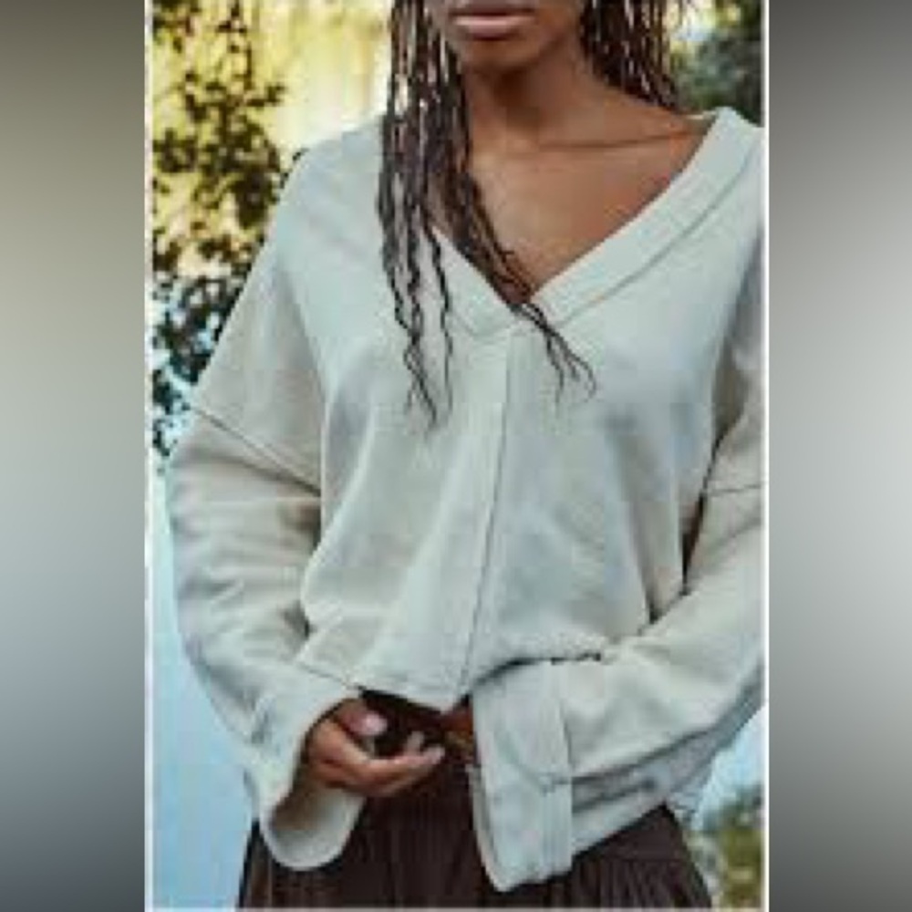 Fp Beach Alyria Solid Pullover - image 2